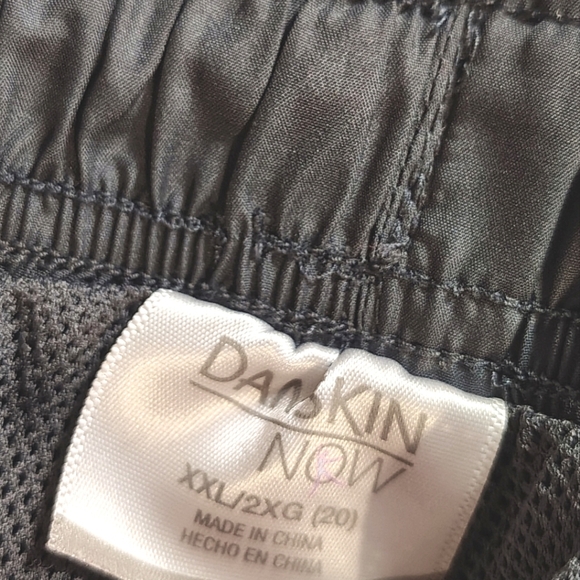 Danskin Now Windbreaker Capris with Yellow Trim - Picture 5 of 6